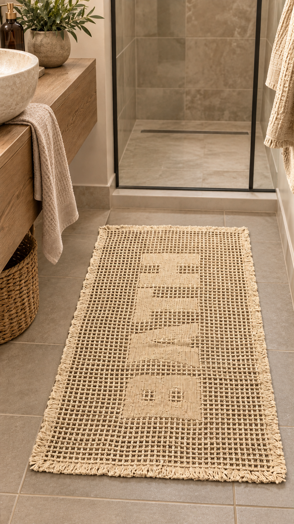 Waffle non slip mat