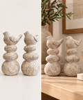 small bird stone decor