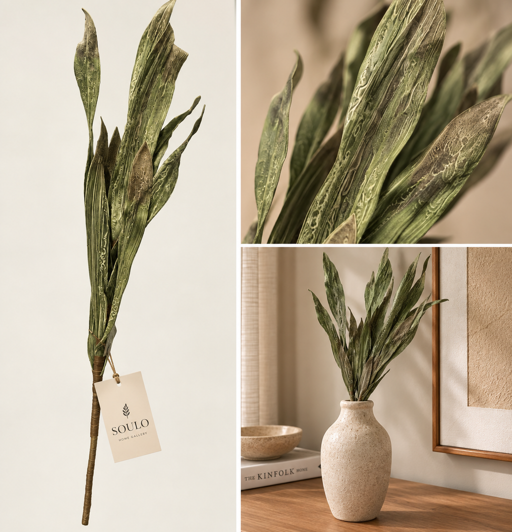 Decorative green branch