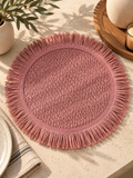 round straw coaster